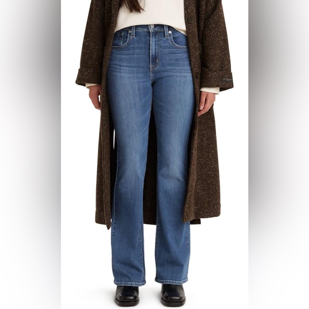 Levi's 726 Medium Indigo Flare Leg Jeans